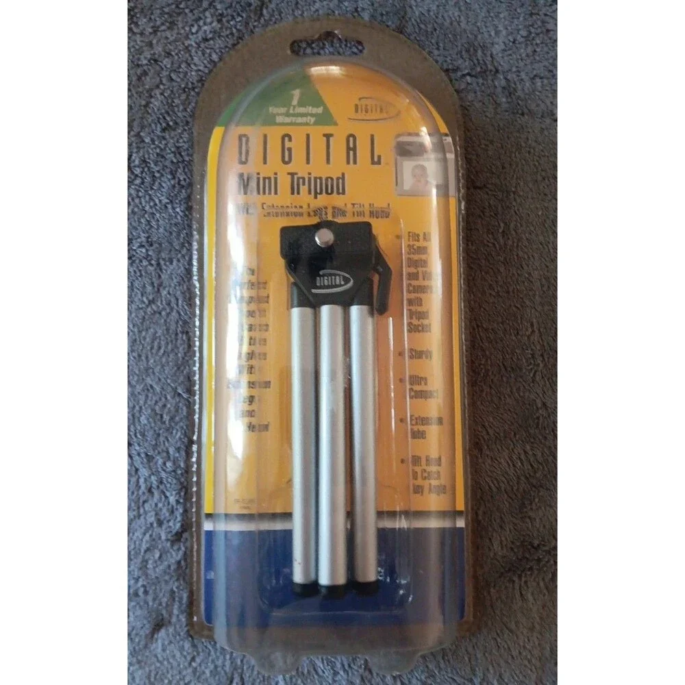 New Digital Concepts Mini TR-036CL Tripod with Extension Legs & Tilt Head